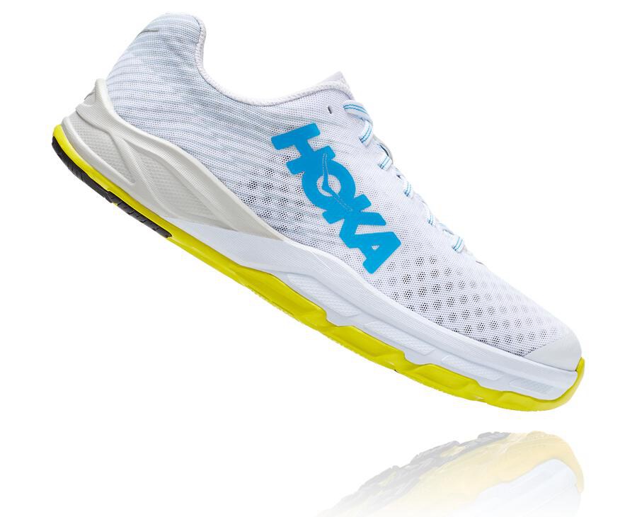 Hoka One One ランニングシューズ メンズ 白 - Carbon EVOロケット - VS7412695